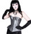 Timeless Trends Silver Iridescent Overbust 