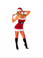 Roma Costume 1Pc Santa's Chic