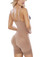 Moldeate Post-Surgical Open Bust Mid-Thigh Body Shaper - Brown