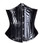 Timeless Trends Black Vinyl Corset 