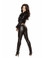 Roma Skinny Pants With Sequin Insets - Black/Black
