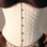 Timeless Trends White Rose Taffeta Underbust Corset