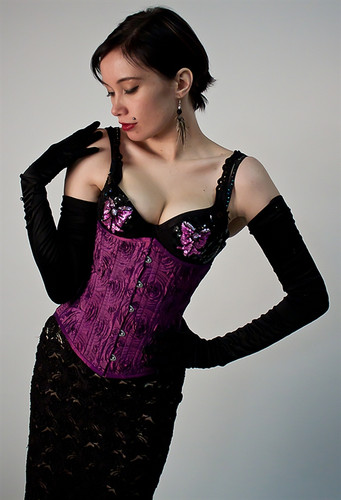 Timeless Trends Cosplay Purple Corset 