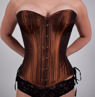 Timeless Trends Iridescent Rusted Brown Overbust