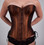 Timeless Trends Iridescent Rusted Brown Overbust
