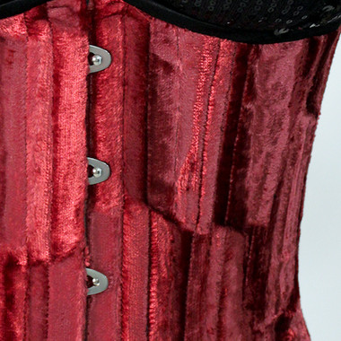 Timeless Trends Radiant Red Velvet Corset