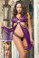G World 2Pc Sexy Enhanced Dress - Purple