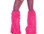 Elegant Moments Furry Boot Covers - Neon Hot Pink