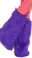Elegant Moments Furry Boot Covers - Neon Purple