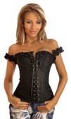 Daisy Corset Embroidered Peasant Corset Top