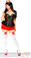 Daisy Corset 3Pc Dark Nurse Corset Costume