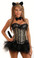 Daisy Corset 5Pc Burlesque Leopard Corset Costume