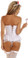 Daisy Corset 3Pc White Nurse Corset Costume