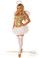 Daisy Corset 4Pc Glitter Angel Costume