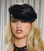 Elegant Moments Leather hat Men s or woman s. Black