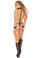 Elegant Moments Bondage Leather Collar To Wrist Restraints - Black
