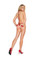 Elegant Moments Bondage Leather Collar To Wrist Restraints - Red