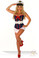 Daisy Corset 4 Pc "Sexy Marine" Costume