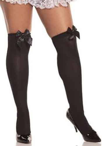 Elegant Moments Opaque Thigh High Queen Size