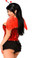 Daisy Corset 5Pc Sexy Ladybug Costume