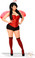 Daisy Corset 5Pc Sexy Ladybug Costume