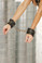 Elegant Moments Leather Wrist Restraints with eyelets