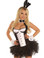 Daisy Corset 5 Pc Sexy "Tuxedo Bunny" Costume