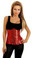 Daisy Corset Red Sequin Underbust Corset Top