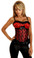 Daisy Corset Pixie Polka Dot Burlesque Corset Top