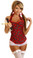 Daisy Corset Schoolgirl Plaid Halter Corset
