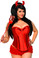 Daisy Corset 4 Pc Sexy Devil Costume - Plus
