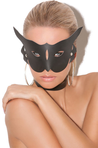 Elegant Moments Leather Cat Mask
