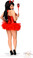 Daisy Corset 4Pc "Glitter Devil" Costume