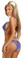 Daisy Corset Periwinkle Crochet Deep Plunge Monokini