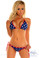 Daisy Corset "Firecracker" Pucker Back Bikini