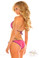 Daisy Corset Hot Pink Foil Pucker Back Bikini