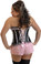 Daisy Corset Plus Size Underwire Ruffle Trim Pin-Up Corset