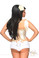Daisy Corset Plus Size Tie Strap Burlesque Corset