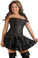 Daisy Corset Plus Size Black Lace Corset Dress
