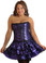 Daisy Corset Plus Size Purple Lace Corset Dress