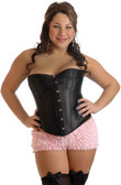 Daisy Corset Plus Size Strapless Midnight Corset