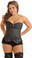 Daisy Corset Plus Size "Board Room Babe" Pinstripe Corset