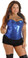 Daisy Corset Plus Size Sequin Zipper Corset