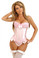 Daisy Corset Pink Underwire Burlesque Corset