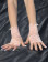 Fearless And Fun Lingerie Nude Color Ribbon Embroidered Fingerless Gloves