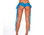 Bodyzone Ribbon Tie Lace Short - Turquoise