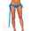 Bodyzone Ribbon Tie Lace Short - Turquoise