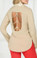 Ryocco Khaki Long Sleeve Blouse - Khaki