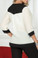Ryocco Black and White See-Through Blouse