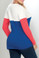Ryocco Long Sleeve Tri-Color Blouse